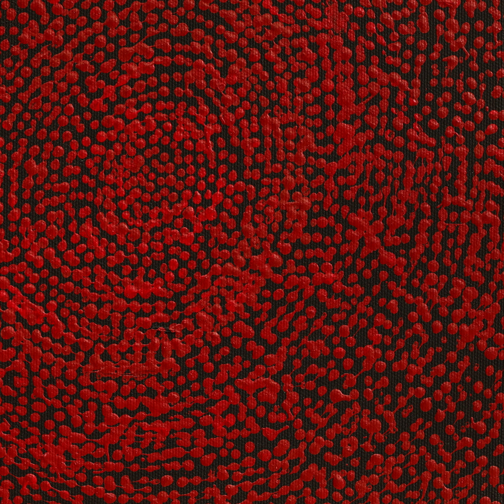 Aboriginal Artwork by Sarah Napurrurla Leo, Ngapa Jukurrpa (Water Dreaming) - Puyurru, 30x30cm