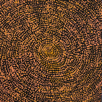 Aboriginal Art by Sarah Napurrurla Leo, Ngapa Jukurrpa (Water Dreaming) - Puyurru, 30x30cm - ART ARK®