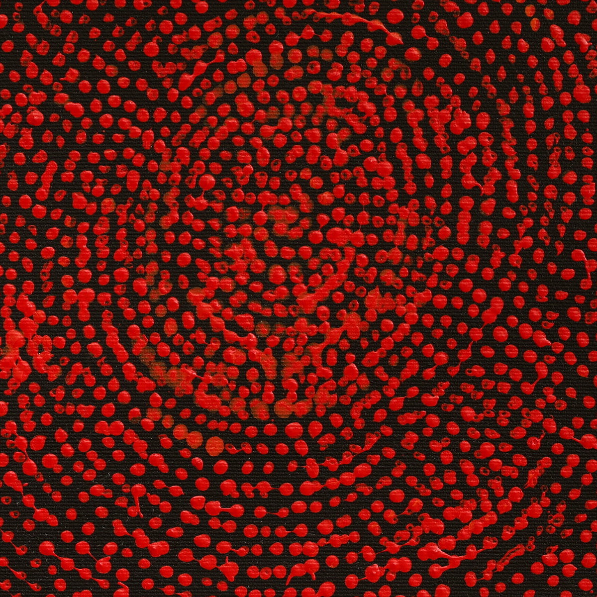 Aboriginal Artwork by Sarah Napurrurla Leo, Ngapa Jukurrpa (Water Dreaming) - Puyurru, 30x30cm