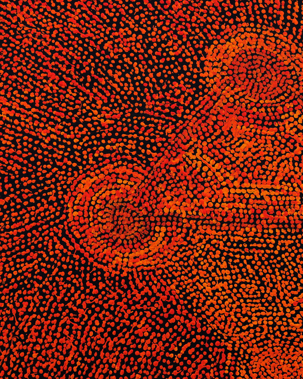 Sarah Napurrurla Leo, Ngapa Jukurrpa (Water Dreaming) - Puyurru, 61x46cm