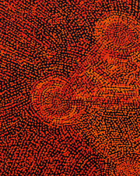Sarah Napurrurla Leo, Ngapa Jukurrpa (Water Dreaming) - Puyurru, 61x46cm