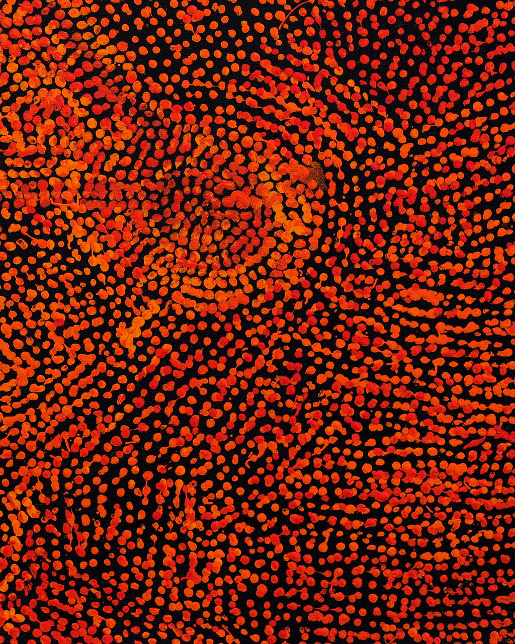 Sarah Napurrurla Leo, Ngapa Jukurrpa (Water Dreaming) - Puyurru, 61x46cm