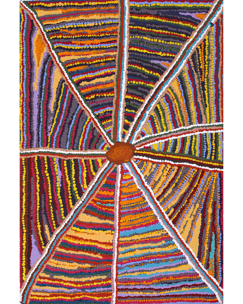 Aboriginal Artwork by Selina Brown, Untitled, 91x61cm
