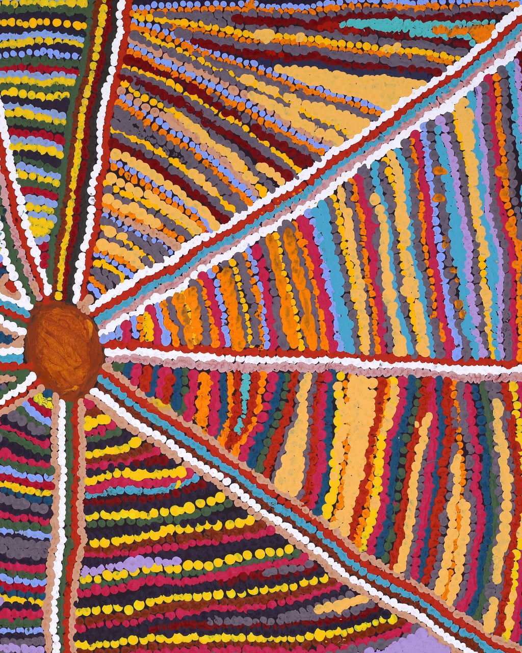 Aboriginal Artwork by Selina Brown, Untitled, 91x61cm