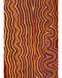Aboriginal Artwork by Selina Napanangka Fisher, Pikilyi Jukurrpa (Vaughan Springs Dreaming), 152x107cm