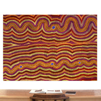 Aboriginal Artwork by Selina Napanangka Fisher, Pikilyi Jukurrpa (Vaughan Springs Dreaming), 152x107cm