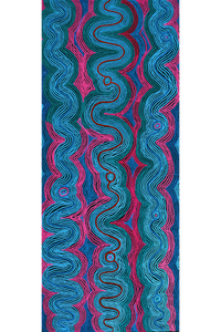 Aboriginal Art by Selina Napanangka Fisher, Pikilyi Jukurrpa (Vaughan Springs Dreaming), 183x76cm - ART ARK®