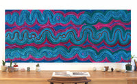 Aboriginal Artwork by Selina Napanangka Fisher, Pikilyi Jukurrpa (Vaughan Springs Dreaming), 183x76cm