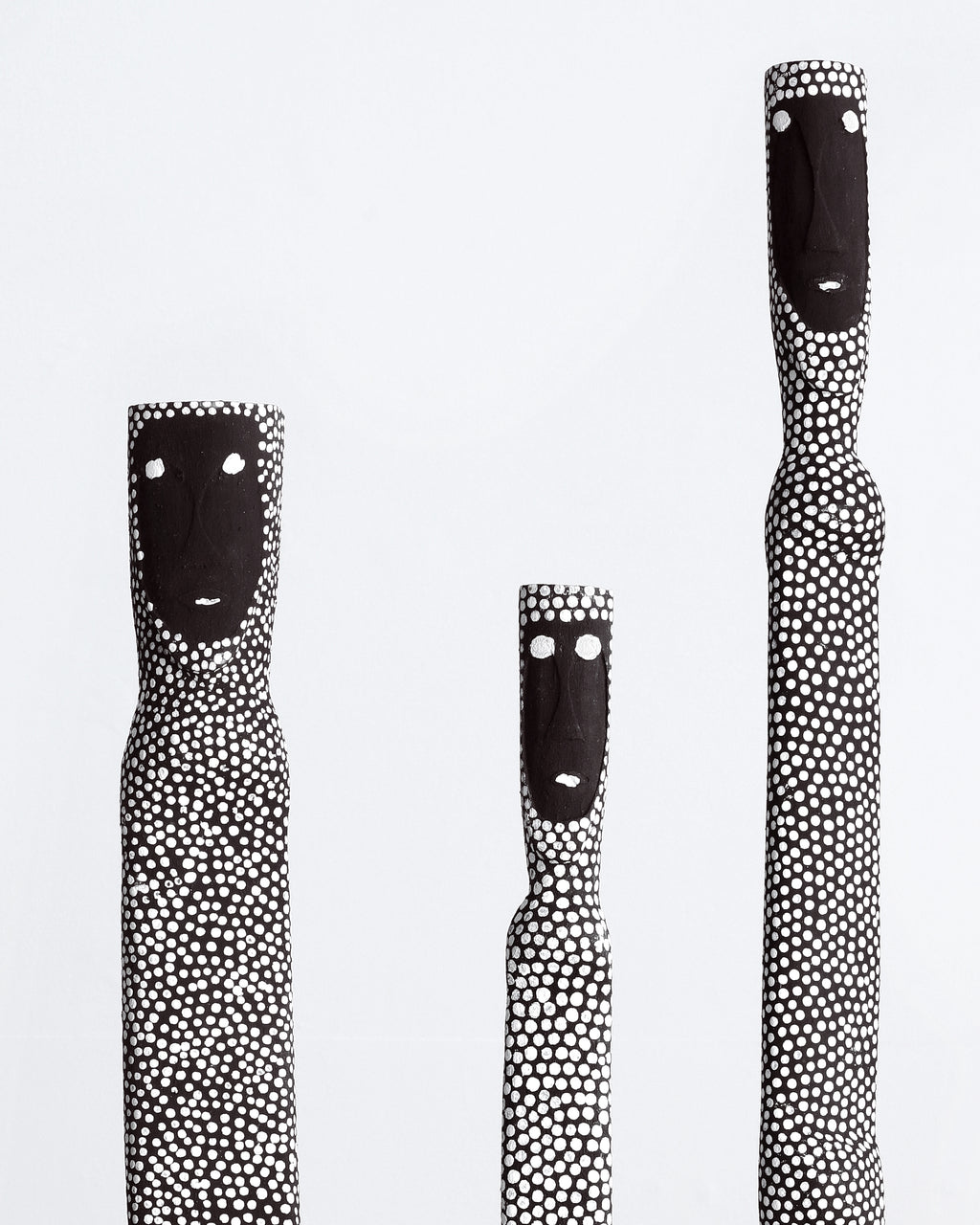 Aboriginal Artwork by Serena Bonson, Warraburnburn Family (Group of 3)