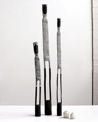 Aboriginal Artwork by Serena Bonson, Warraburnburn Family (Group of 3), 109cm