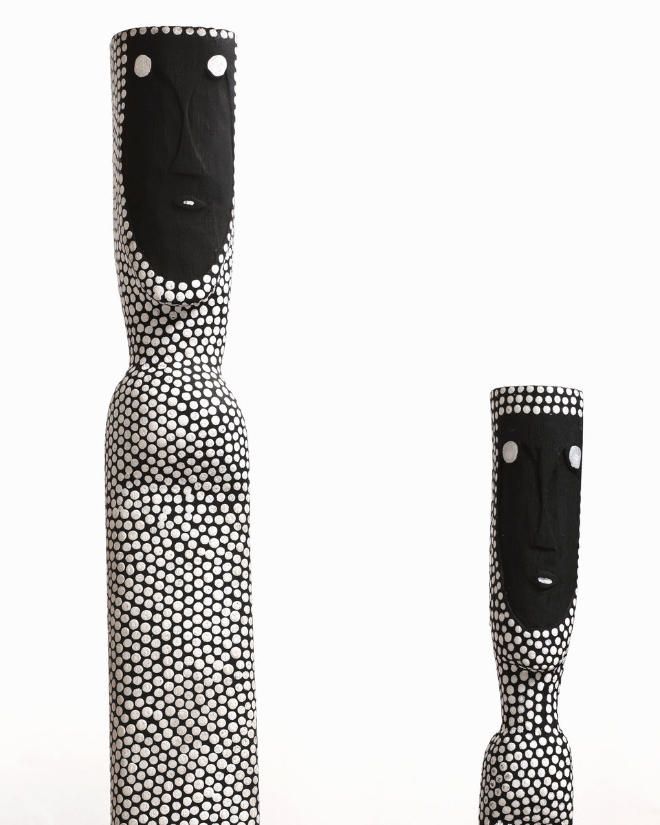 Aboriginal Artwork by Serena Bonson, Warraburnburn Family (Group of 3), 109cm