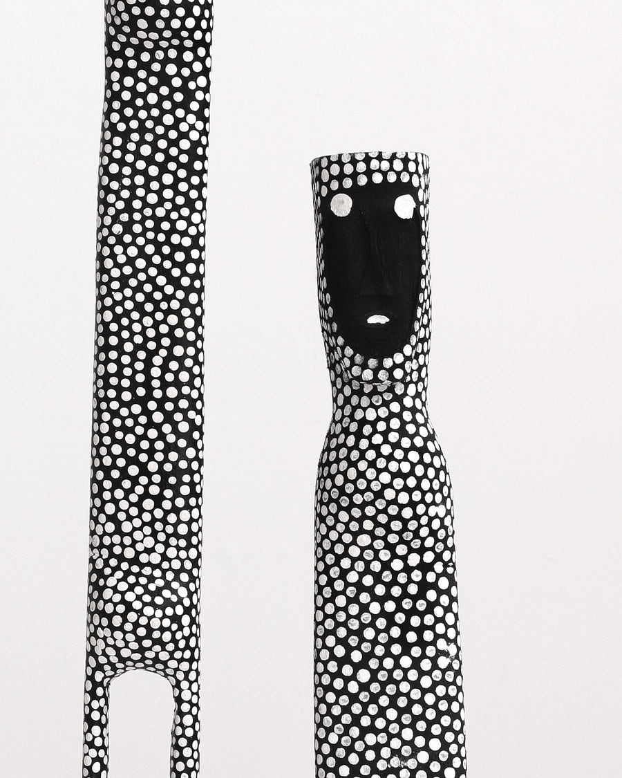 Aboriginal Artwork by Serna Bonson, Warraburnburn Family (Group of 3)