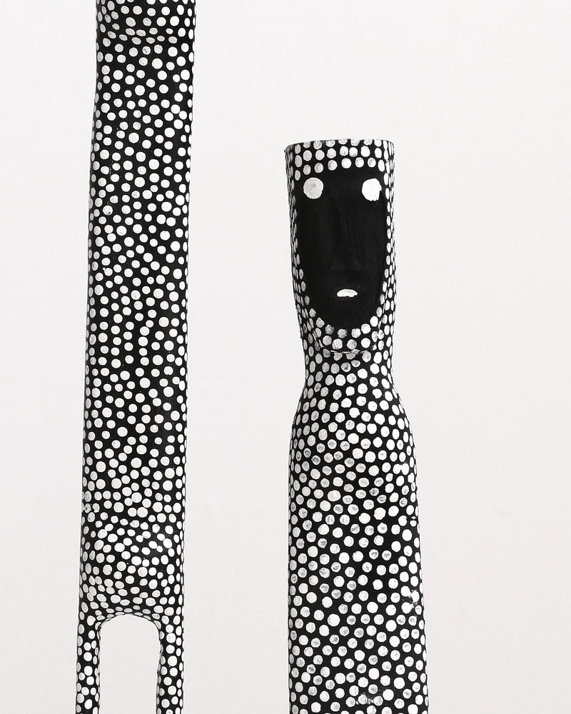 Aboriginal Artwork by Serna Bonson, Warraburnburn Family (Group of 3)