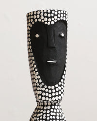 Aboriginal Artwork by Serena and Jeremiah Bonson, Warraburnburn, Pair, 71cm