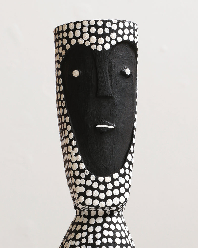 Aboriginal Artwork by Serena and Jeremiah Bonson, Warraburnburn, Pair, 71cm