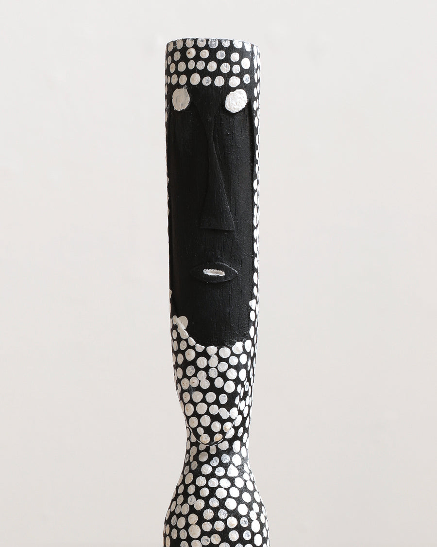 Aboriginal Artwork by Serena and Jeremiah Bonson, Warraburnburn, Pair, 71cm