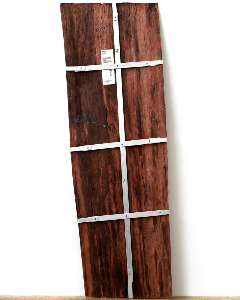 Aboriginal Artwork by Seymour Wulida, Wak Wak, 143x47cm Bark Painting