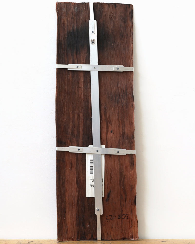 Aboriginal Artwork by Seymour Wulida, Wak Wak, 78x26cm Bark Painting