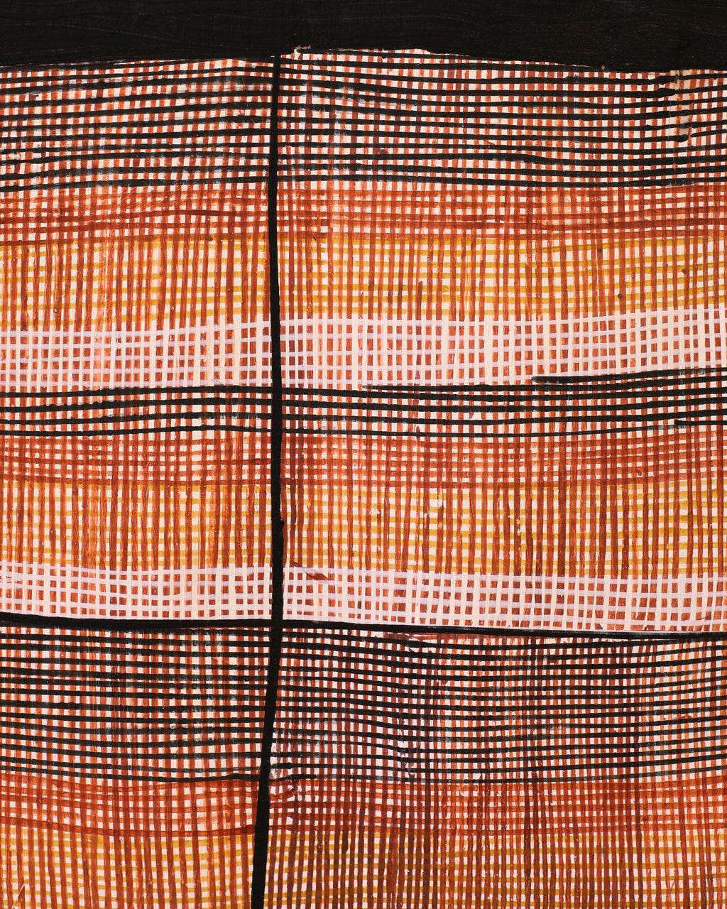 Seymour Wulida, Wak Wak, 80x42cm Bark Painting