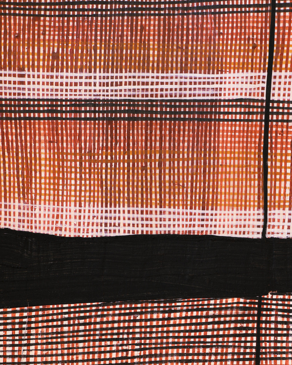 Seymour Wulida, Wak Wak, 80x42cm Bark Painting
