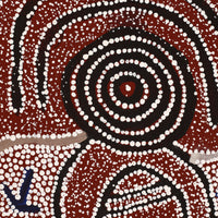Aboriginal Artwork by Shakira Napaljarri Morris, Yarungkanyi Jukurrpa (Mt Doreen Dreaming), 152x61cm