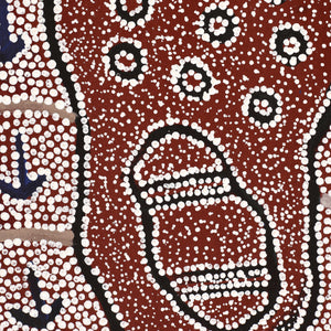 Aboriginal Artwork by Shakira Napaljarri Morris, Yarungkanyi Jukurrpa (Mt Doreen Dreaming), 152x61cm - ART ARK®