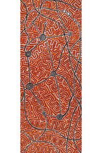 Aboriginal Artwork by Shanna Napanangka Williams, Seven Sisters Dreaming, 152x61cm
