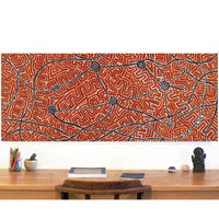 Aboriginal Artwork by Shanna Napanangka Williams, Seven Sisters Dreaming, 152x61cm