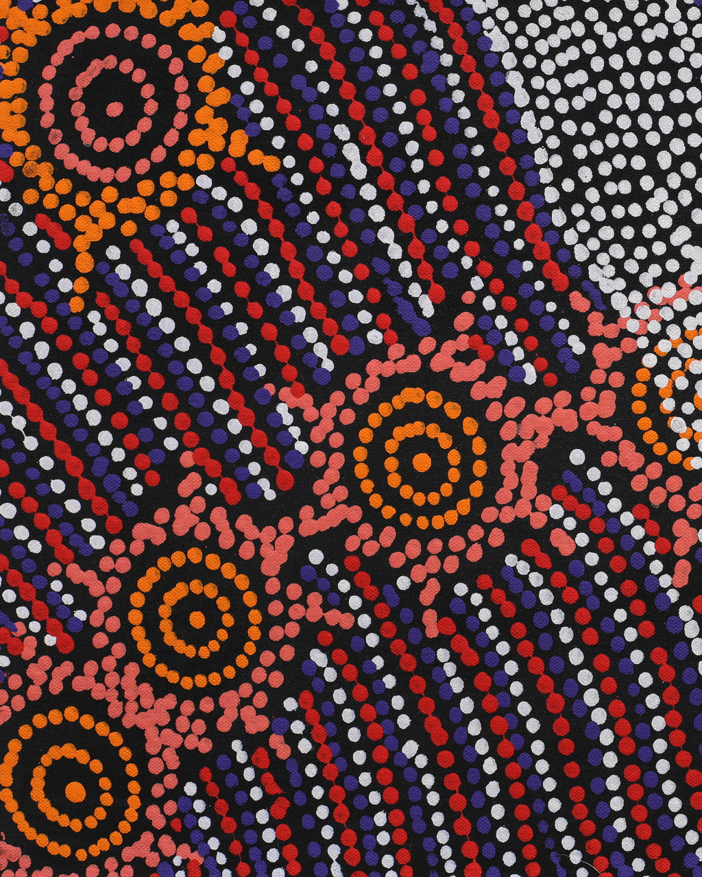 Shanna Napanangka Williams, Seven Sisters Dreaming, 61x30cm