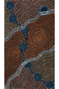 Aboriginal Artwork by Shanna Napanangka Williams, Seven Sisters Dreaming, 107x61cm