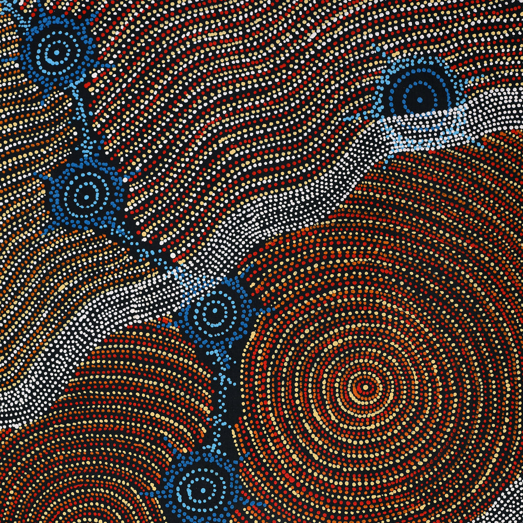 Aboriginal Artwork by Shanna Napanangka Williams, Seven Sisters Dreaming, 107x61cm - ART ARK®
