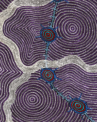 Aboriginal Artwork by Shanna Napanangka Williams, Seven Sisters Dreaming, 152x61cm