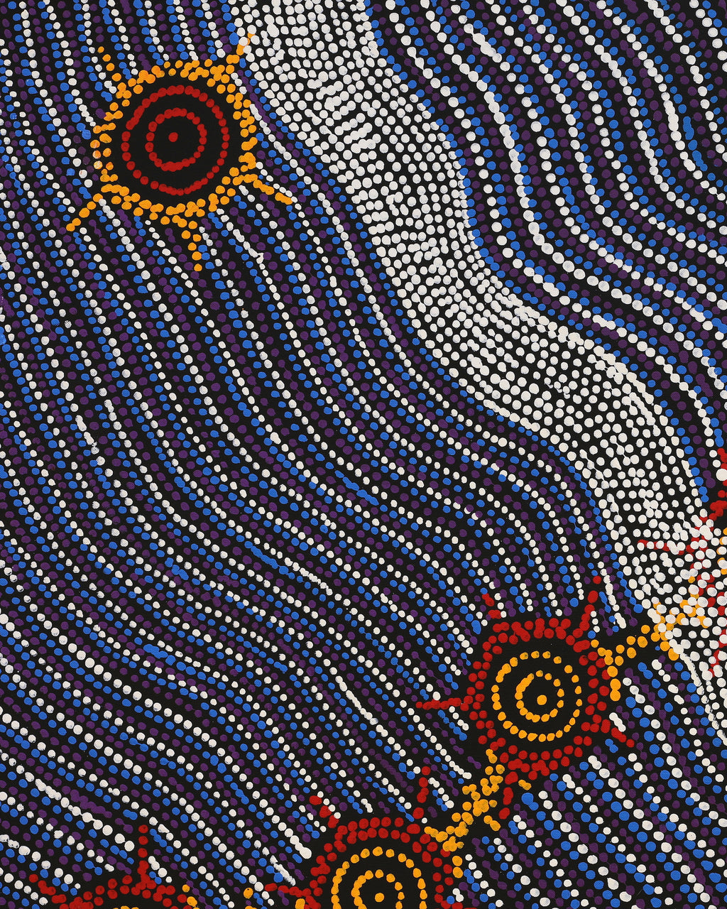 Shanna Napanangka Williams, Seven Sisters Dreaming, 76x61cm