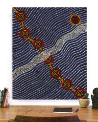 Shanna Napanangka Williams, Seven Sisters Dreaming, 76x61cm