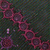 Aboriginal Artwork by Shanna Napanangka Williams, Napaljarri-Warnu Jukurrpa ( Seven Sisters Dreaming), 30x30cm