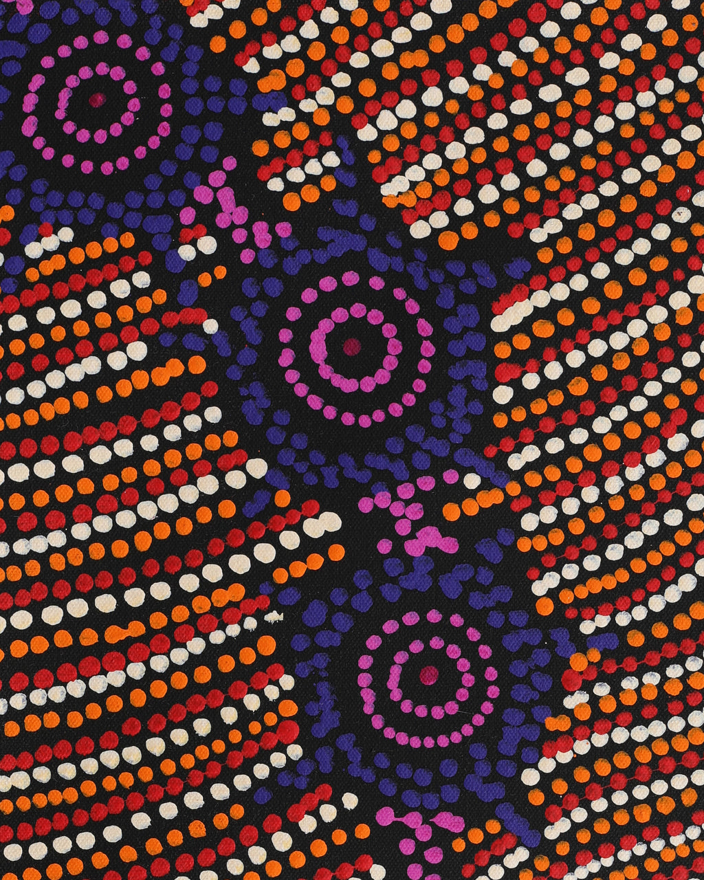 Aboriginal Artwork by Shanna Napanangka Williams, Seven Sisters Dreaming, 61x30cm