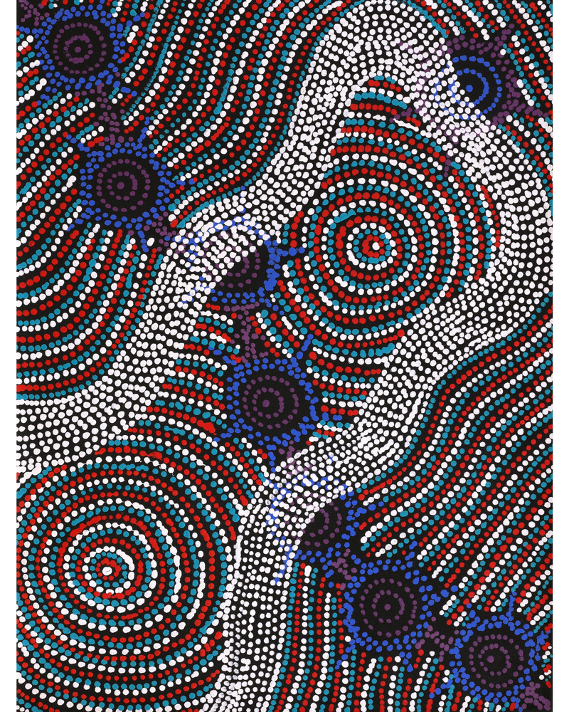 Aboriginal Artwork by Shanna Napanangka Williams, Seven Sisters Dreaming, 61x46cm