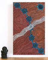 Aboriginal Artwork by Shanna Napanangka Williams, Seven Sisters Dreaming, 76x46cm