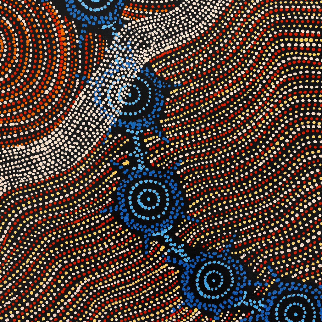 Aboriginal Artwork by Shanna Napanangka Williams, Seven Sisters Dreaming, 76x61cm