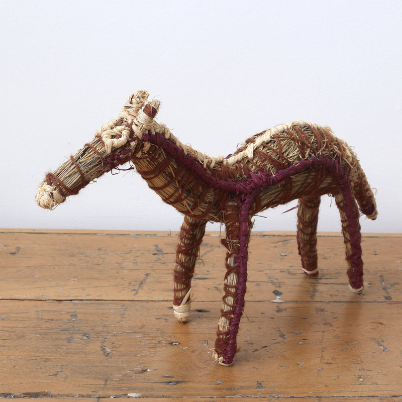 Aboriginal Artwork by Sheena Dodd - Kamula (camel) Tjanpi Sculpture