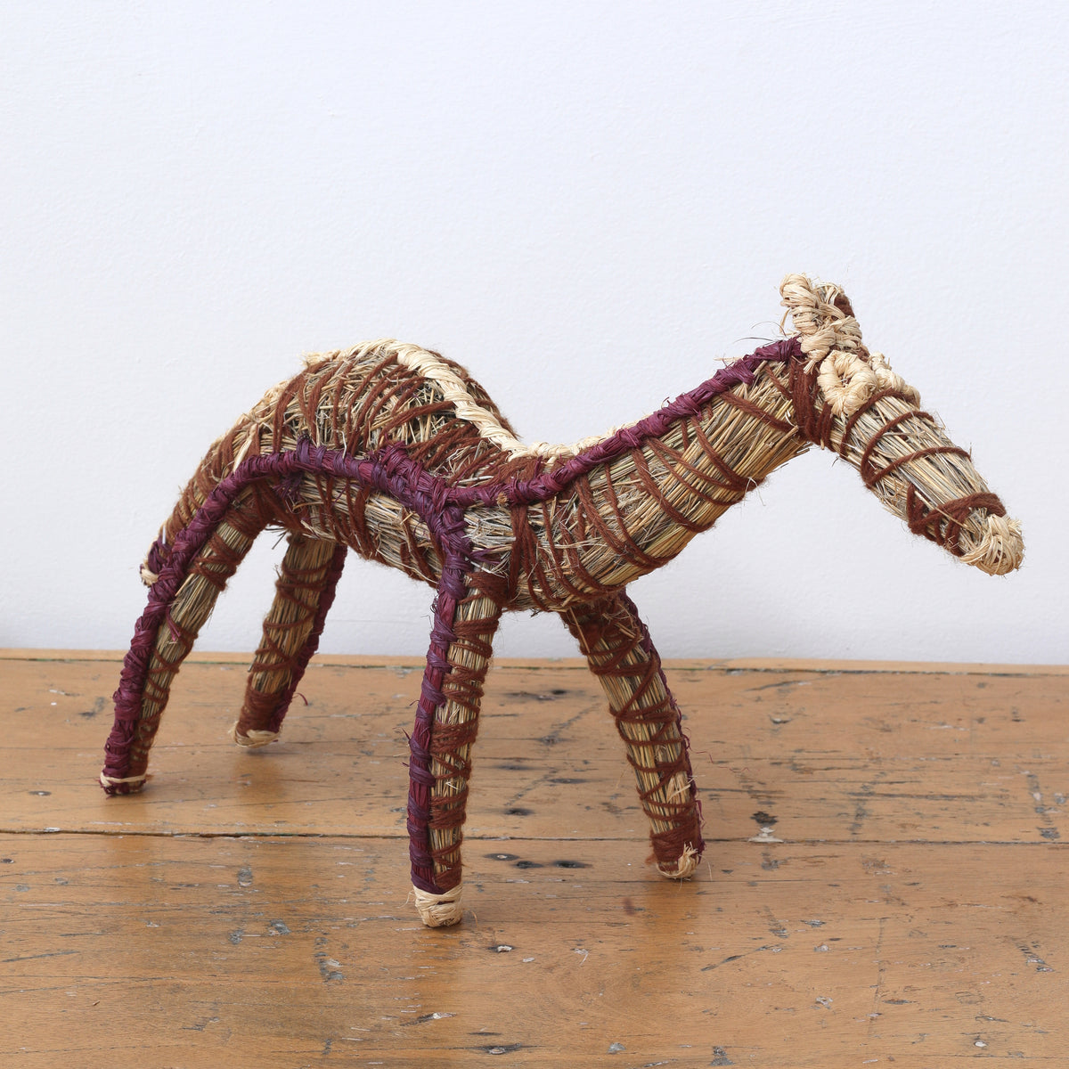 Aboriginal Artwork by Sheena Dodd - Kamula (camel) Tjanpi Sculpture