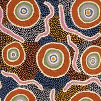 Aboriginal Artwork by Sheena Dunn, Ngayuku Ngura, 51x40cm