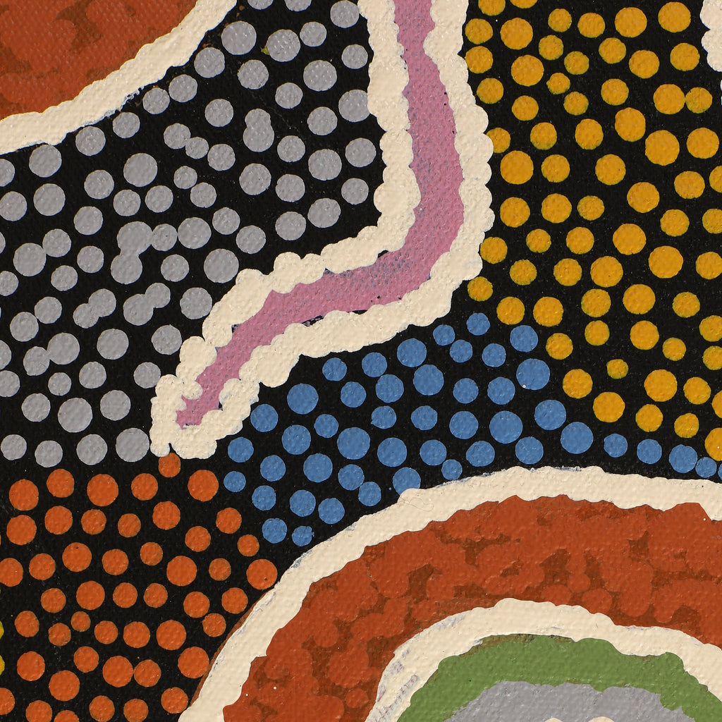 Aboriginal Artwork by Sheena Dunn, Ngayuku Ngura, 51x40cm