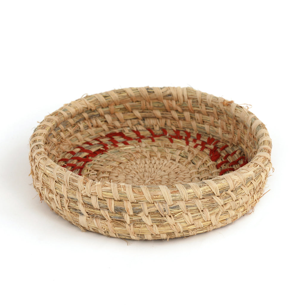 Aboriginal Artwork by Sheryth Bronson - 26.5cm Tjanpi Basket