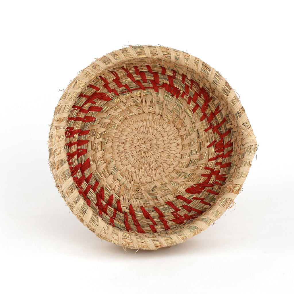 Aboriginal Art by Sheryth Bronson - 26.5cm Tjanpi Basket - ART ARK®