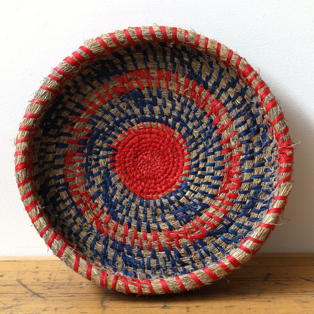 Aboriginal Art by Sheryth Bronson - 38cm Tjanpi Basket - ART ARK®