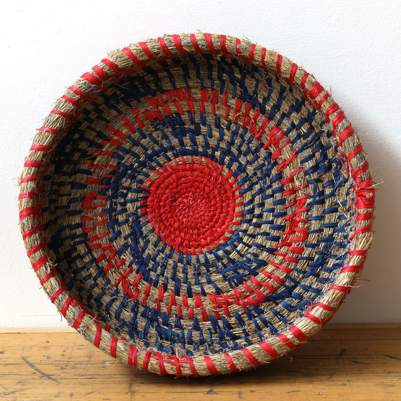 Aboriginal Artwork by Sheryth Bronson - 38cm Tjanpi Basket