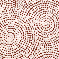 Aboriginal Artwork by Shonelle Napurrurla Stafford, Lukarrara Jukurrpa (Desert Fringe-rush Seed Dreaming), 30x30cm