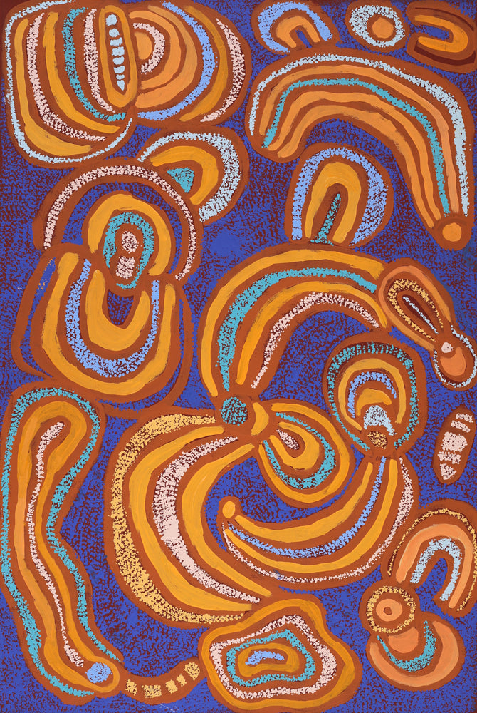 Aboriginal Artwork by Sophie Roberts, Kuru Ala, 91x61cm