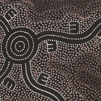 Aboriginal Artwork by Stephanie Napurrurla Nelson, Janganpa Jukurrpa (Brush-tail Possum Dreaming) - Mawurrji, 122x61cm